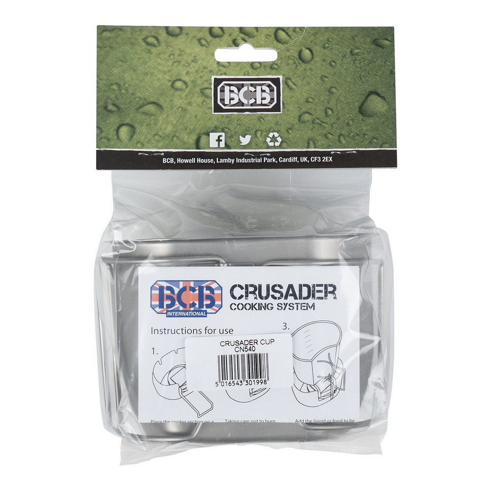 BCB BCB crusader canteen chrome CN540 - Afbeelding 5