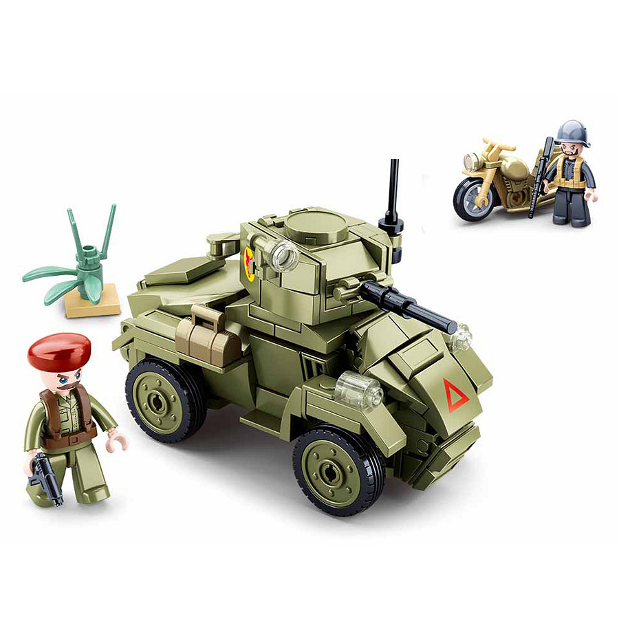 Sluban Sluban Small English Armored Vehicle M38-B0710 #16153 - Afbeelding 2