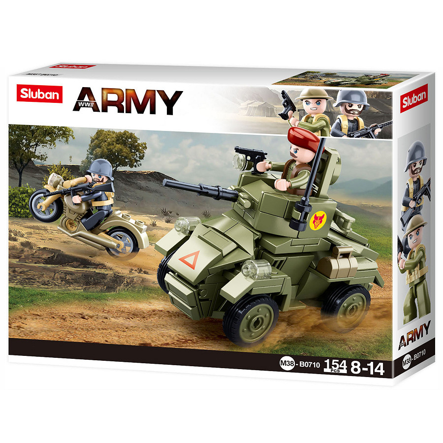 Sluban Sluban Small English Armored Vehicle M38-B0710 #16153 - Afbeelding 3