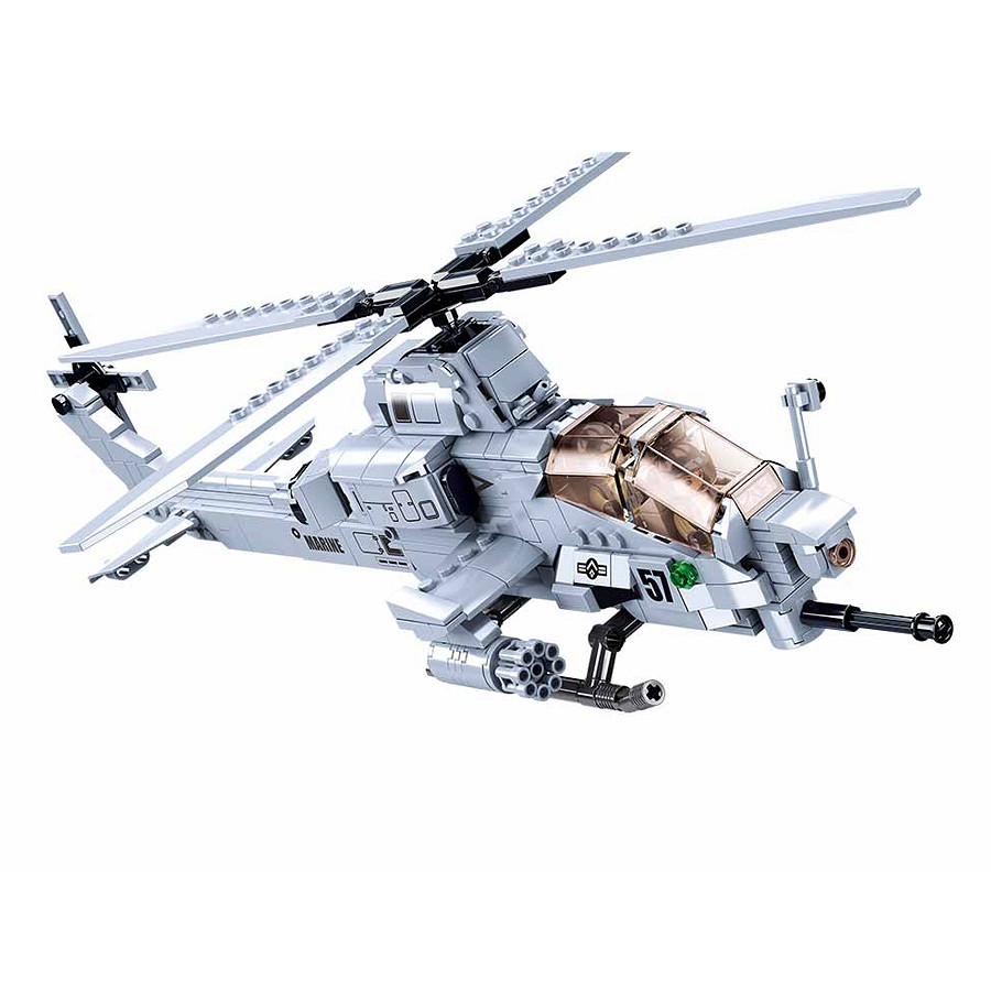 Sluban Sluban Attack Helicopter M38-B0838 #16117 - Afbeelding 2
