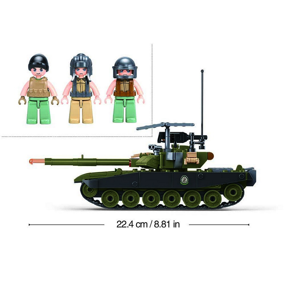 Sluban Sluban Army tank IFR T90AS M38-B1257 #16075 - Afbeelding 4
