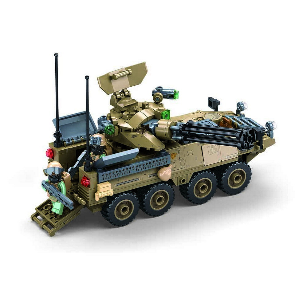 Sluban Sluban Army tank OEF Stryker ADS M38-B1258 #16071 - Afbeelding 4