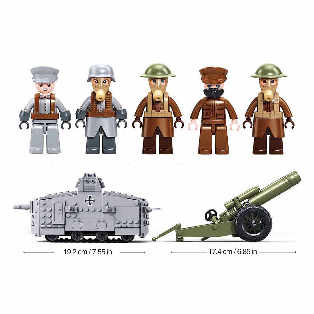 Sluban Sluban Army aanvallende tank WWI - 47Vs M38-B1295 - Afbeelding 2