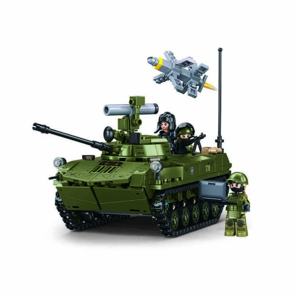 Sluban Sluban BMD-2S Airborne Armored Vehicle 2in1 M38-B1250 #16124 - Afbeelding 3