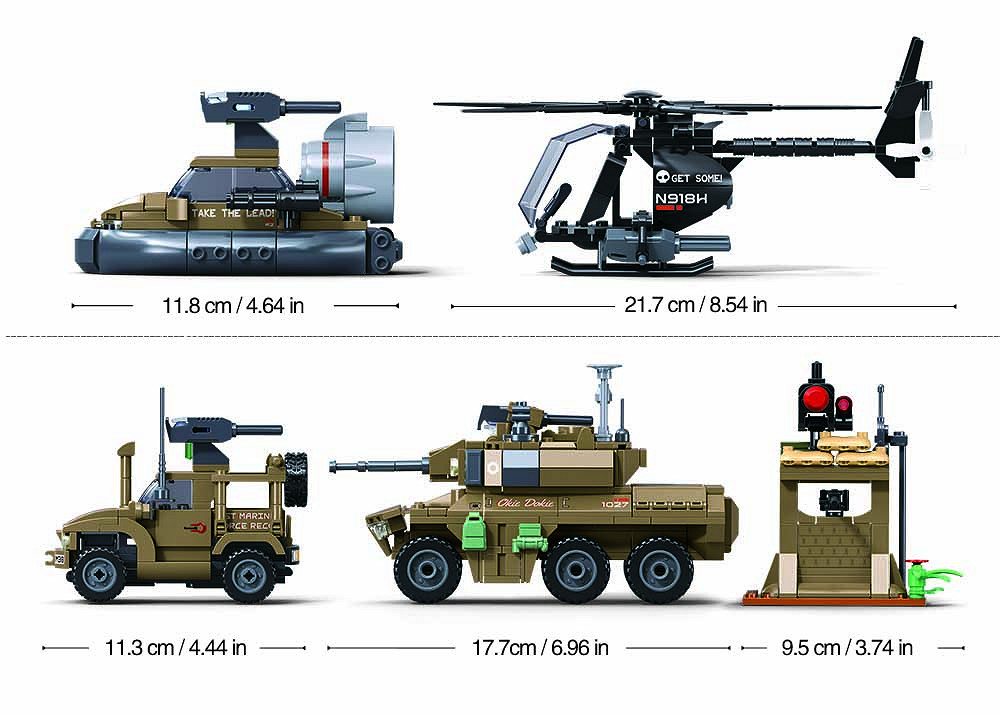Sluban Sluban Army Joint Assault A M38-B1254 #17000 - Afbeelding 2
