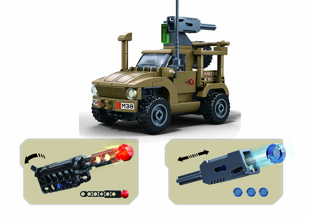 Sluban Sluban Army Joint Assault A M38-B1254 #17000 - Afbeelding 4