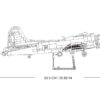 Sluban Sluban B17-GS bommenwerper Flying Fortress M38-B1367 #17001 - Thumbnail Image 4