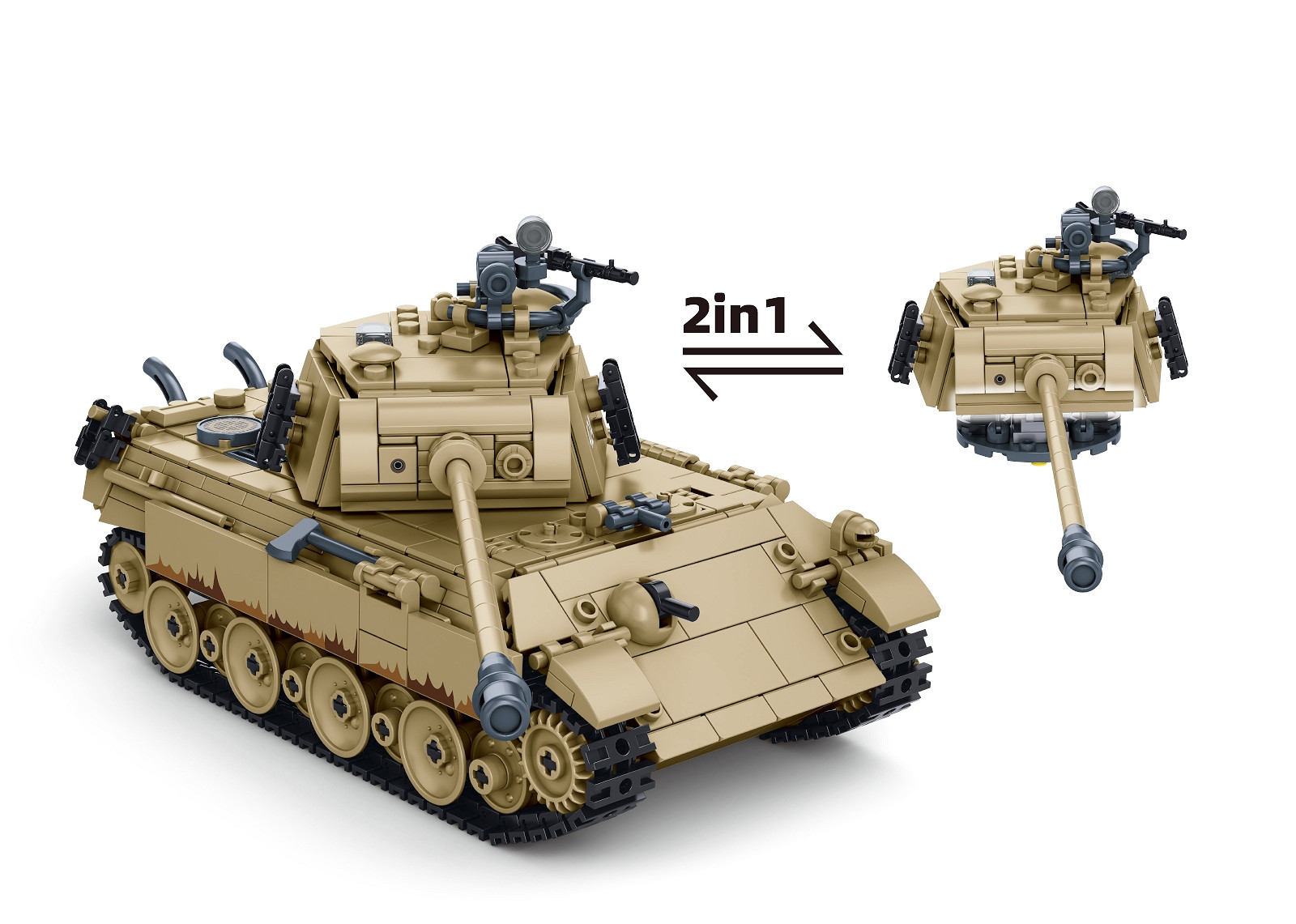 Sluban Sluban Panther G Tank 1/35 M38-B1535 #16125 - Afbeelding 2