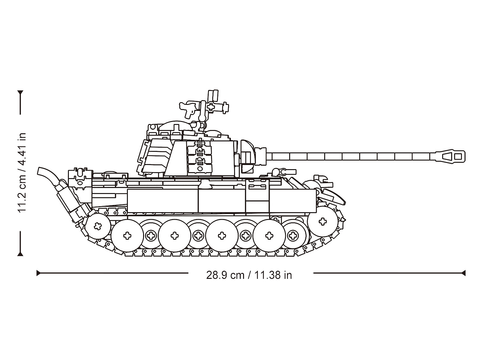 Sluban Sluban Panther G Tank 1/35 M38-B1535 #16125 - Afbeelding 5