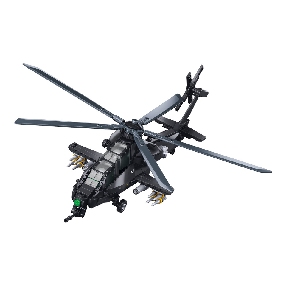 Sluban Sluban Army WZ-10S aanvalshelikopter 1/45 M38-B1558 #16130 - Afbeelding 2