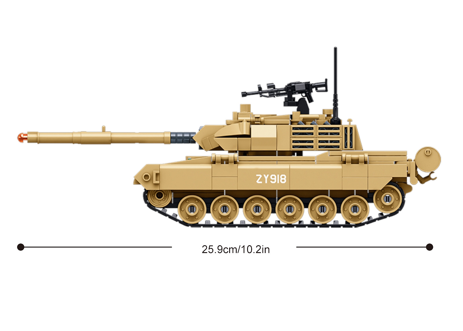 Sluban Sluban Army Type 15 Lichte Tank 1/45 M38-B1577 #16106 - Afbeelding 6