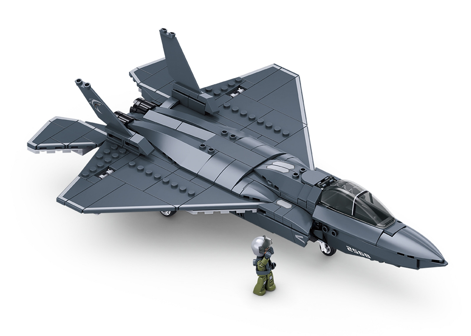 Sluban Sluban Army J35 Jachtvliegtuig 1/55 M38-B1578 #16095 - Afbeelding 3