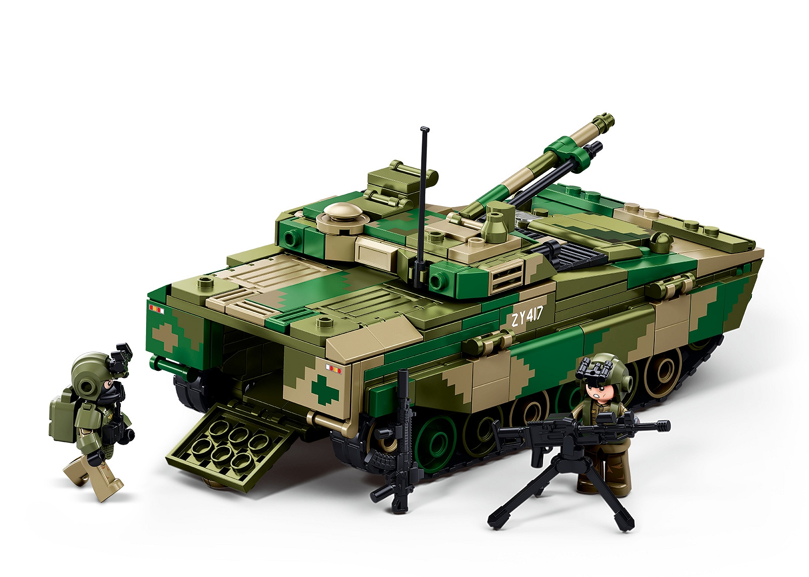 Sluban Sluban Army ZBD-04As Inf. Gevechtsvoertuig M38-B1592 #16181 - Afbeelding 2