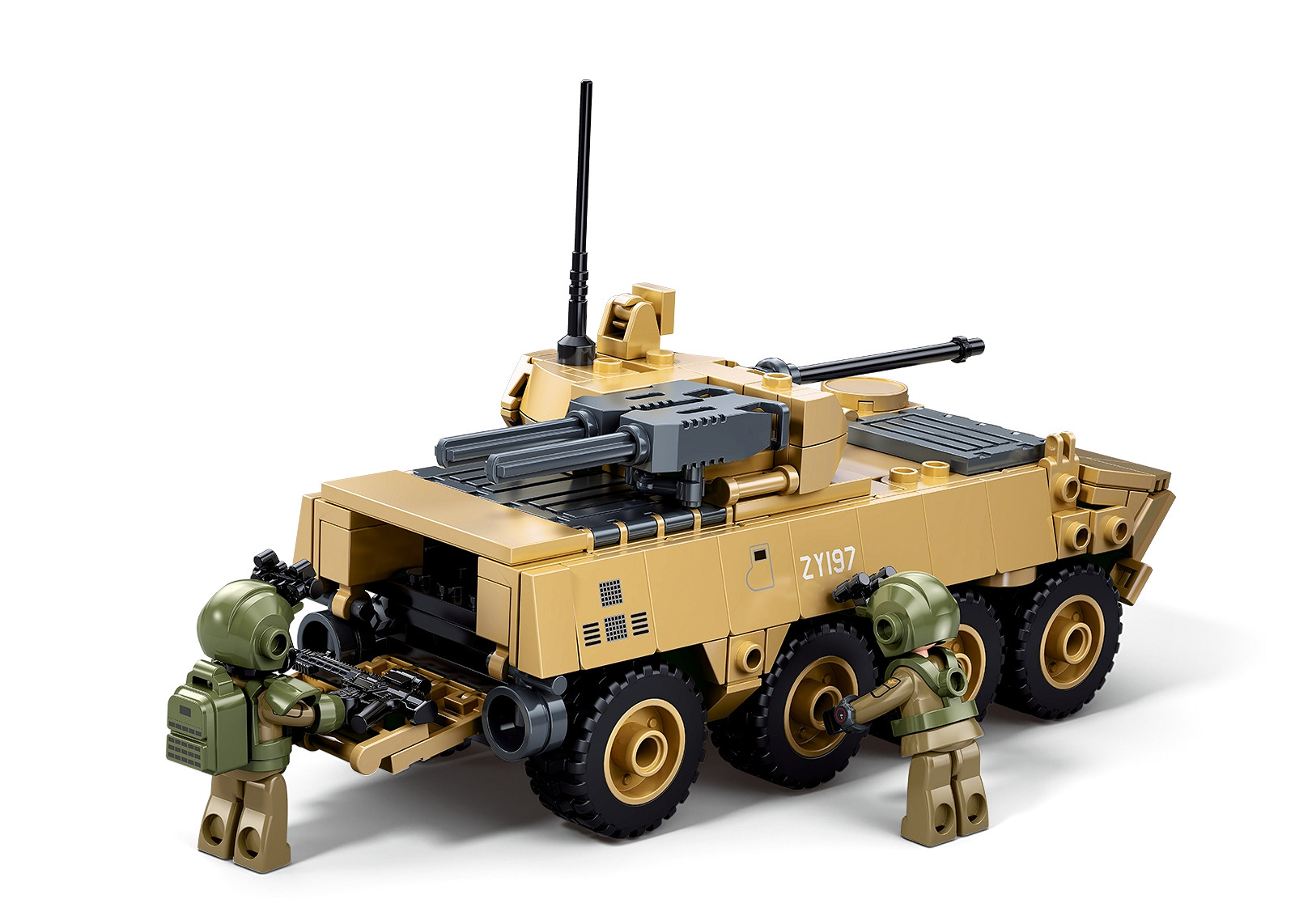 Sluban Sluban Army ZBL-19S Gevechtsvoertuig 1/44 M38-B1593 #16178 - Afbeelding 2