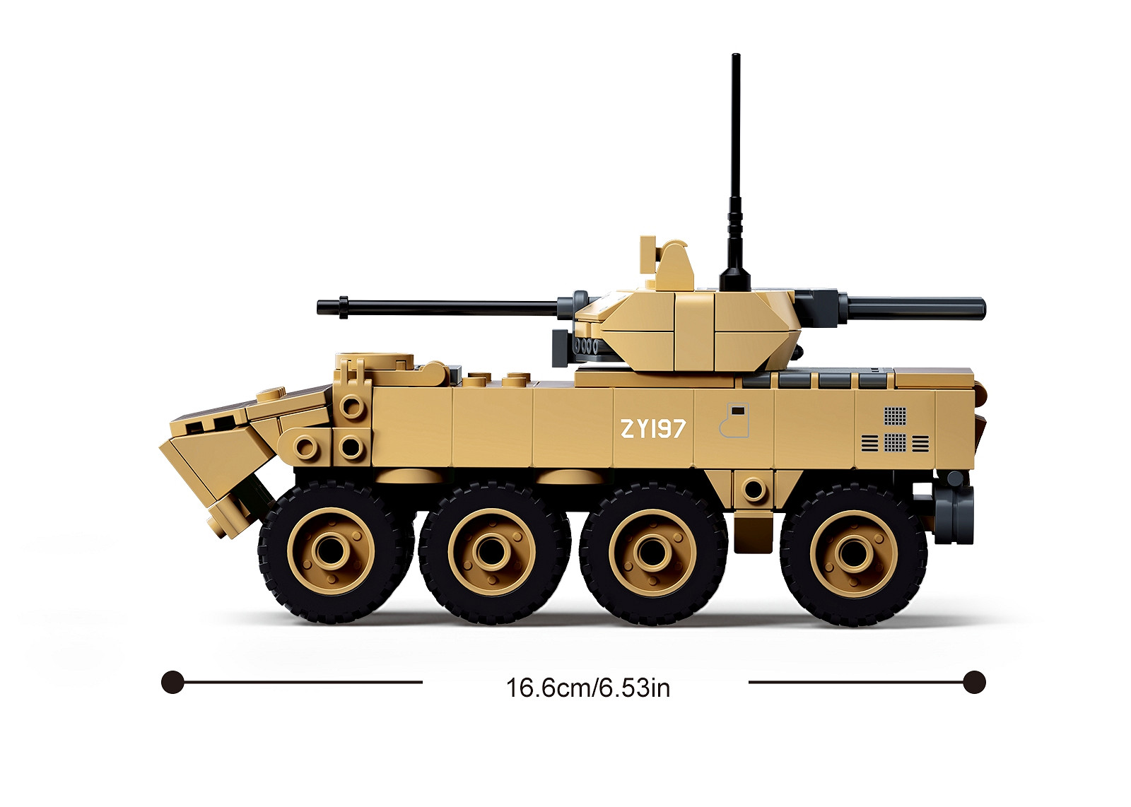 Sluban Sluban Army ZBL-19S Gevechtsvoertuig 1/44 M38-B1593 #16178 - Afbeelding 5