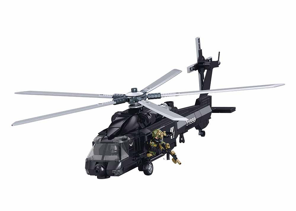Sluban Sluban Army Z-20S aanvalshelikopter 1/44 M38-B1595 #16152 - Afbeelding 2