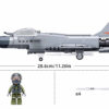 Sluban Sluban Army J-10CS Jachtvliegtuig 1/55 M38-B1596 #16142 - Thumbnail Image 5
