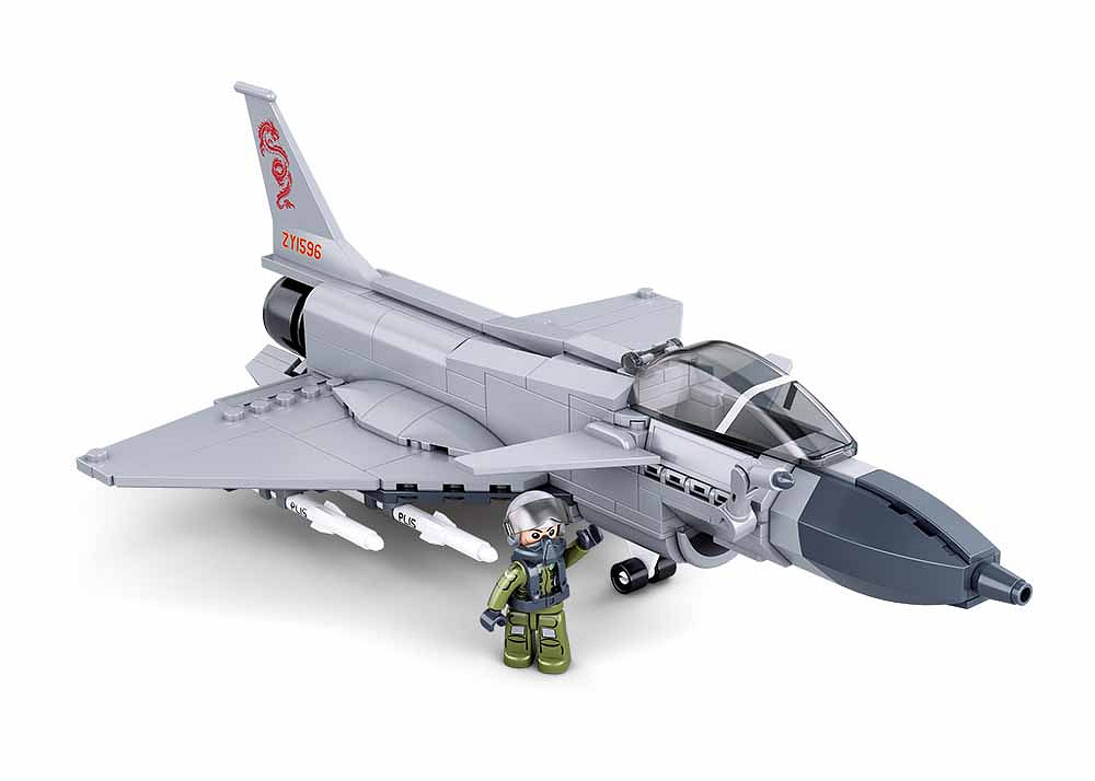 Sluban Sluban Army J-10CS Jachtvliegtuig 1/55 M38-B1596 #16142 - Afbeelding 2