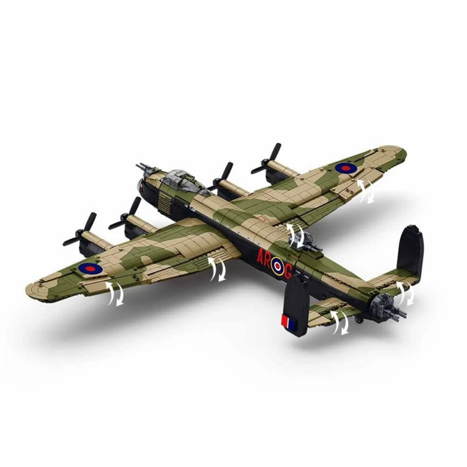 Sluban Sluban Vliegtuig Lancaster Bommenwerper1/44 M38-B1609 #17003 - Afbeelding 3