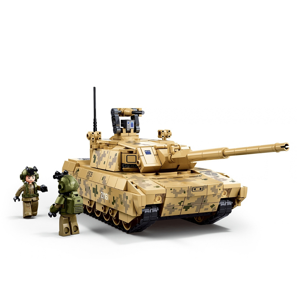 Sluban Sluban Army ZTZ100 Hoofdgevechtstank 1/44 M38-B1616 #16161 - Afbeelding 2