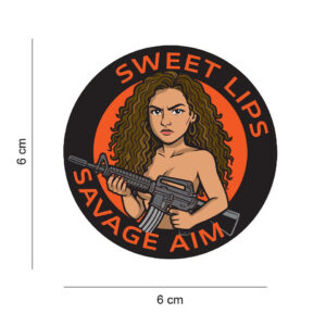 Embleem 3D PVC Sweet lips Savage Aim #3095