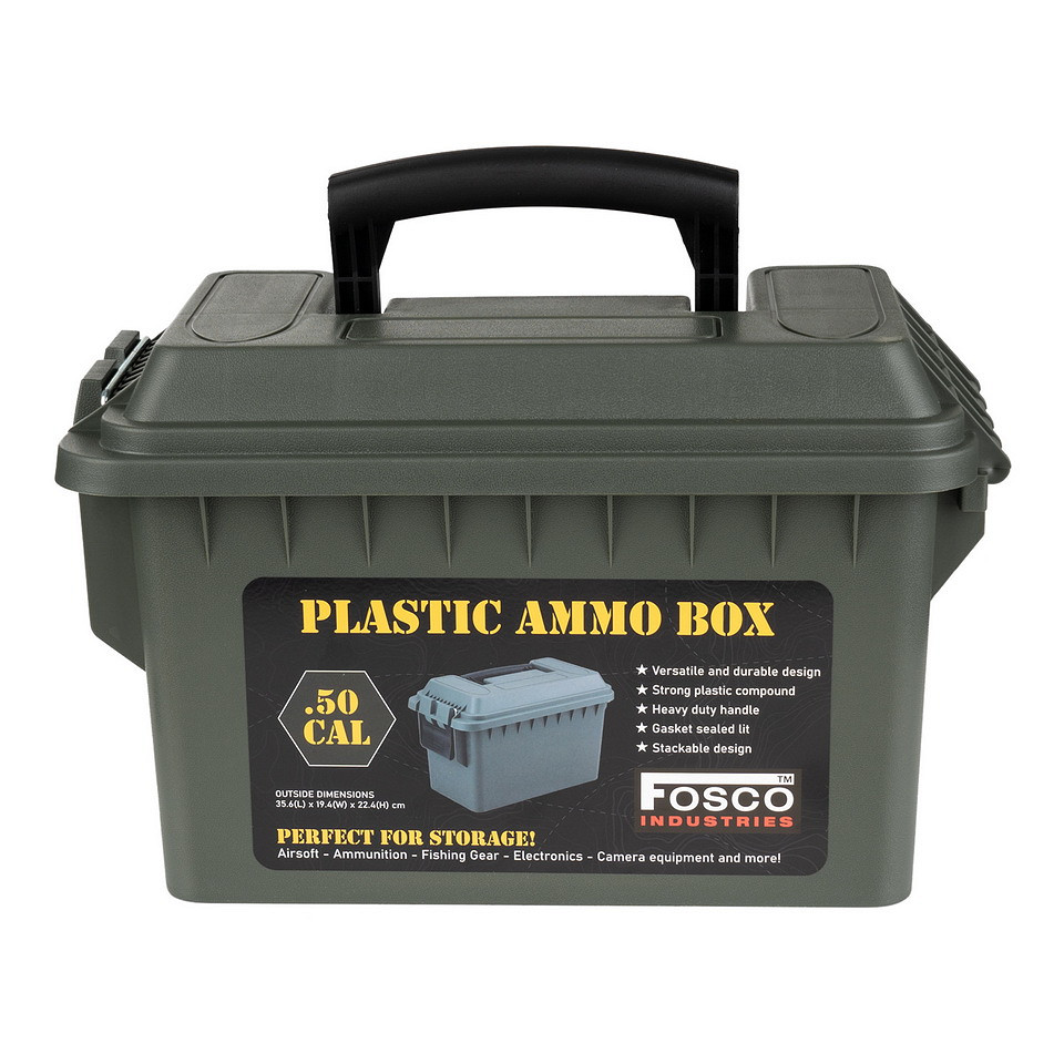 Fosco Industries Plastic Munitie box .50 Cal - Afbeelding 2