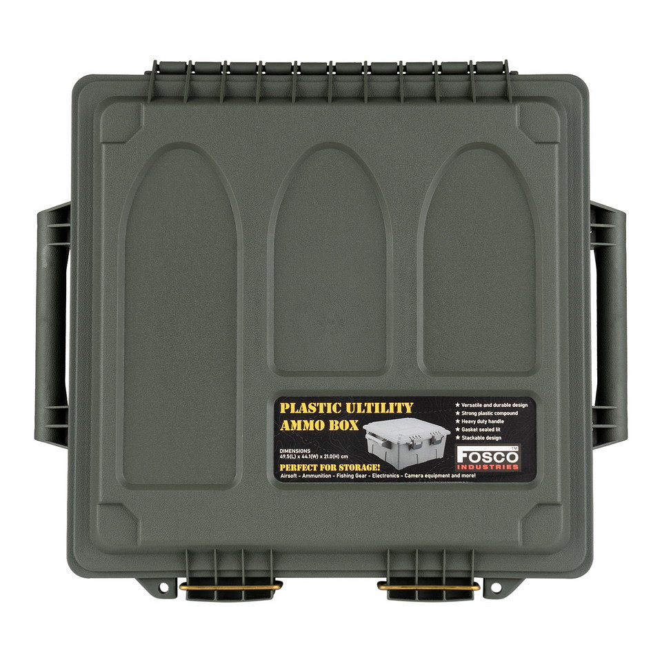 Fosco Industries Plastic Munitie/utility box large - Afbeelding 3