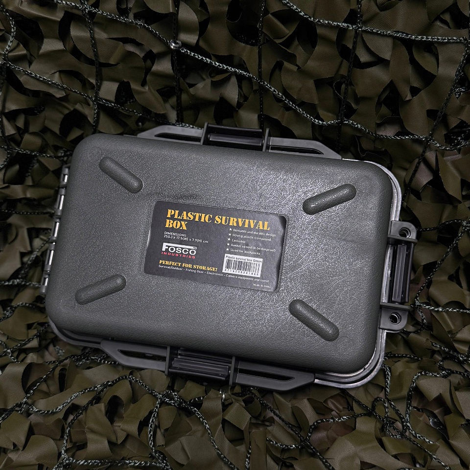 Plastic survival box